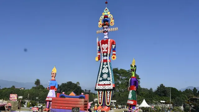 देहरादून में आज धूमधाम से मनेगा दशहरा, परेड ग्राउंड में 181 फीट ऊंचे रावण का होगा दहन
