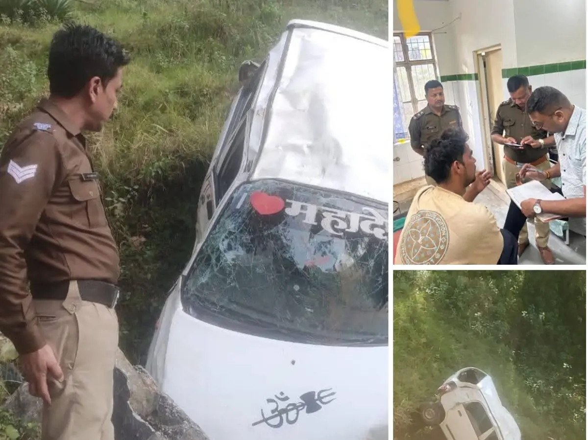 अल्मोड़ा: खाई में गिरी ऑल्टो, एक की मौत